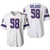 Buffalo Bills Matt Milano #58 Great Player Nfl American Football Team White Vintage 3d Designed Allover Gift For Bills Fans Baseball Jersey - Robokeg