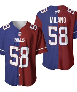 Buffalo Bills Matt Milano #58 Great Player Nfl Vapor Limited Royal Red Two Tone Jersey Style Gift For Bills Fans Baseball Jersey - Robokeg