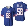 Buffalo Bills Matt Milano #58 Nfl Legend Player American Football Game Royal 3d Designed Allover Gift For Bills Fans Baseball Jersey - Robokeg