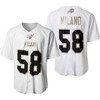 Buffalo Bills Matt Milano #58 Nfl White 100th Season Golden Brandedition Jersey Style Gift For Bills Fans Baseball Jersey - Robokeg