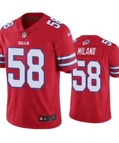 Buffalo Bills Matt Milano Red Nike Color Rush Limited Jersey - Robokeg