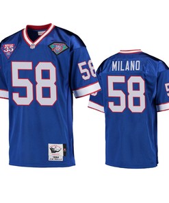 Buffalo Bills Matt Milano Royal Vintage Replica Jersey - Men - Robokeg