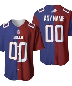 Buffalo Bills Nfl Vapor Limited Royal Red Two Tone Jersey Style Custom Gift For Bills Fans Baseball Jersey - Robokeg