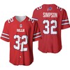 Buffalo Bills O. J. Simpson #32 Great Player Nfl American Football Red Color Rush Jersey Style Gift For Bills Fans Baseball Jersey - Robokeg