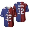 Buffalo Bills O. J. Simpson #32 Great Player Nfl Vapor Limited Royal Red Two Tone Jersey Style Gift For Bills Fans Baseball Jersey - Robokeg