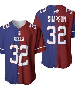 Buffalo Bills O. J. Simpson #32 Great Player Nfl Vapor Limited Royal Red Two Tone Jersey Style Gift For Bills Fans Baseball Jersey - Robokeg