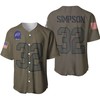 Buffalo Bills O. J. Simpson #32 Nfl Great Player Camo 2019 Salute To Service Custom 3d Designed Allover Custom Gift For Bills Fans Baseball Jersey - Robokeg