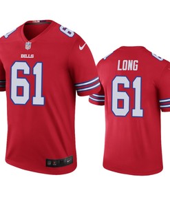 Buffalo Bills Red Spencer Long Men Jersey - Robokeg