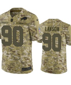 Buffalo Bills Shaq Lawson Jersey Nfl Camo Salute To Service - Robokeg