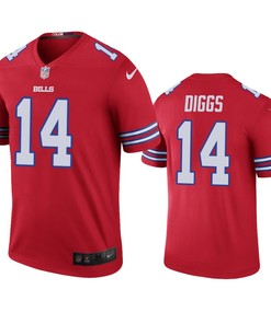 Buffalo Bills Stefon Diggs Red Color Rush Legend Jersey - Robokeg