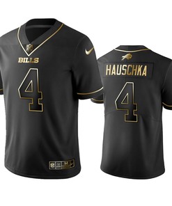 Buffalo Bills Steven Hauschka Black Golden Edition 2019 Vapor Untouchable Limited Jersey - Mens - Robokeg