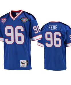 Buffalo Bills Terrence Fede Royal Vintage Replica Jersey - Men - Robokeg