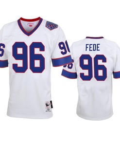 Buffalo Bills Terrence Fede White Vintage Replica Jersey - Men - Robokeg
