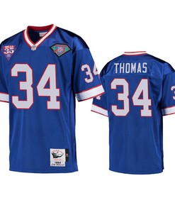 Buffalo Bills Thurman Thomas Royal Vintage Replica Jersey - Mens - Robokeg