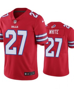 Buffalo Bills Tredavious White Red Nike Color Rush Limited Jersey - Robokeg