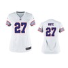 Buffalo Bills Tredavious White White Throwback Game Jersey - Women - Robokeg