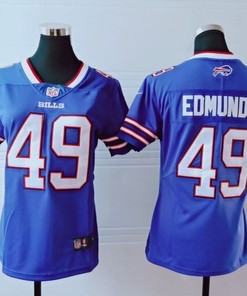 Buffalo Bills Tremaine Brandedmunds #49 Nfl 2020 Navy Blue Jersey - Robokeg
