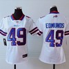 Buffalo Bills Tremaine Brandedmunds #49 Nfl 2020 White Womens Jersey - Robokeg