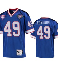 Buffalo Bills Tremaine Edmunds Royal Vintage Replica Jersey - Men - Robokeg