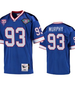 Buffalo Bills Trent Murphy Royal Vintage Replica Jersey - Men - Robokeg