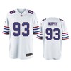 Buffalo Bills Trent Murphy White Throwback Game Jersey - Men - Robokeg