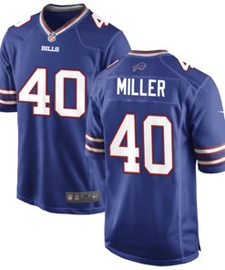 Buffalo Bills Von Miller 40 Nfl American Footballl Royal Game Jersey Gift For Bills Fans - Robokeg