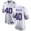 Buffalo Bills Von Miller 40 Nfl American Footballl White Game Jersey Gift For Bills Fans - Robokeg