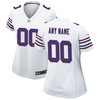 Buffalo Bills Womens Alternate Custom Game Jersey - White Custom Jerseys Nfl - Robokeg