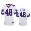 Buffalo Bills Zach Olstad White Vintage Replica Jersey - Men - Robokeg