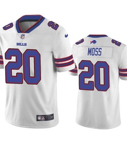 Buffalo Bills Zack Moss White Vapor Limited Jersey - Robokeg