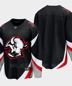 Buffalo Sabres 2022-23 Goathead Third Black Jersey Premier Breakaway - Robokeg