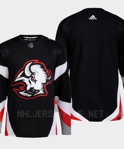 Buffalo Sabres 2022-23 Goathead Third Black Primegreen Jersey Men's - Robokeg