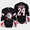 Buffalo Sabres 2022-23 Goathead Third Dylan Cozens 24 Black Primegreen Jersey Men's - Robokeg