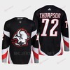 Buffalo Sabres 2022-23 Goathead Third Tage Thompson 72 Black Primegreen Jersey Men's - Robokeg