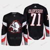 Buffalo Sabres 2022-23 Goathead Third Victor Olofsson 71 Black Primegreen Jersey Men's - Robokeg