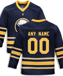 Buffalo Sabres Fanatics Branded Home Replica Custom Jersey - Blue Custom Jerseys Nhl - Robokeg