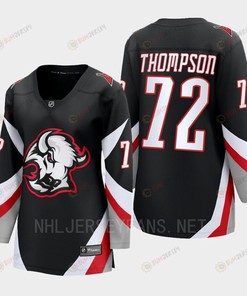 Buffalo Sabres Tage Thompson 72 Black Goathead Third Premier 2022-23 Jersey Women - Robokeg