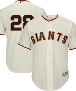Buster Posey San Francisco Giants Official Team Cool Base Player Jersey - Cream - Robokeg