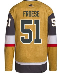 Byron Froese 51 Vegas Golden Knights Stanley Cup 2023 Final Patch Home Breakaway Men Jersey - Gold - Robokeg