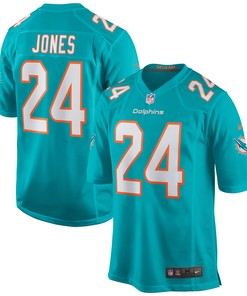 Byron Jones Miami Dolphins Game Jersey - Aqua Nfl - Robokeg