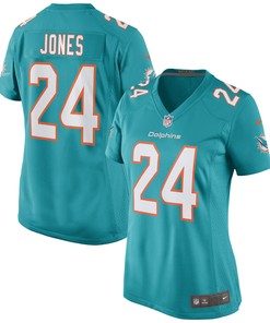 Byron Jones Miami Dolphins Womens Game Jersey - Aqua Nfl - Robokeg