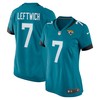 Byron Leftwich Jacksonville Jaguars Womens Retired Player Game Jersey Teal Nfl - Robokeg