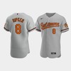 Cal Ripken 8 Jr. Baltimore Orioles Gray Road Jersey - Robokeg