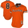 Cal Ripken Jr Baltimore Orioles Mitchell & Ness 1988 Authentic Cooperstown Collection Mesh Batting Practice Jersey - Orange Mlb - Robokeg