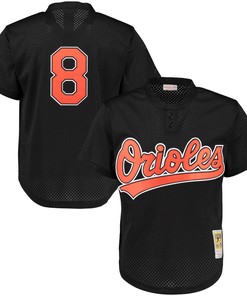 Cal Ripken Jr. Baltimore Orioles Mitchell & Ness Cooperstown Mesh Batting Practice Jersey - Black Mlb - Robokeg