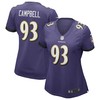 Calais Campbell Baltimore Ravens Womens Game Player Jersey - Purple Nfl - Robokeg
