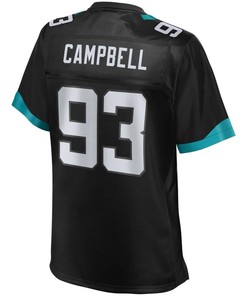 Calais Campbell Jacksonville Jaguars Nfl Pro Line Womens Team Player Jersey - Black - Robokeg