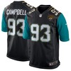 Calais Campbell Jacksonville Jaguars Nike Game Jersey - Black - Robokeg