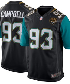 Calais Campbell Jacksonville Jaguars Nike Game Jersey - Black - Robokeg