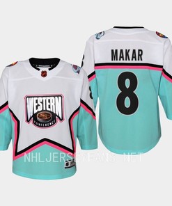Cale Makar 8 Colorado Avalanche 2023 All-Star Western White - Robokeg